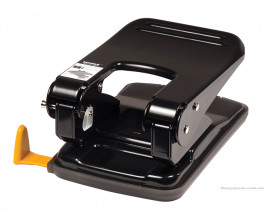 Дырокол большой, на 2 отверстия, до 50 листов (4351), металлический, с механизмом уменьшения усилий 