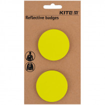 Набор значков светоотражающих, желтые