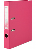 Реєстратор 5см. А4 (PP), двосторонній, рожев.