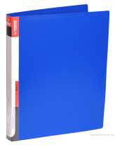 Папка А4, 25мм., 2кольца (PР), син.