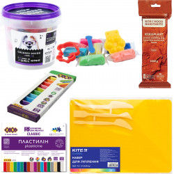 Товары для лепки (пластилин, глина, тесто)