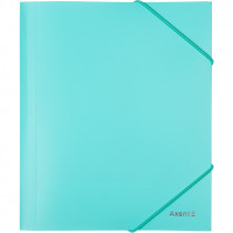 Папка на резинках, А5, Pastelini, мятная