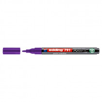 Маркер для маркировки любых поверхностей, термостойкий e-791n, 1-2мм., фиолетовый