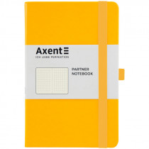 Книга записная Partner А5 (125*195мм.), 96л., линовка - точка, желт.
