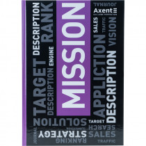 Книга обліку 80арк., А4, Colors, тверда обкладинка, клітинка, фіолет.