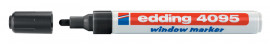 Маркер для окон 4095, круглое острие 2-3мм., черн.