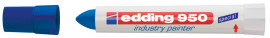 Маркер для промышленной графики 950, круглое острие 10мм., син.