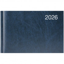 Еженедельник 2026 карманный Miradur, серебрянное тиснение, синий