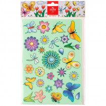 Трафарет пластиковый "Бабочки", 31х20 см