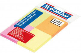 Блок бумаги с клейким слоем 38*51мм.*50 листов, 4шт./уп., неоновый mix