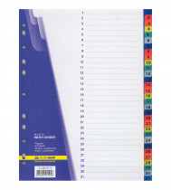 Разделитель страниц цифровой 1-31, пласт. (BM.3216)