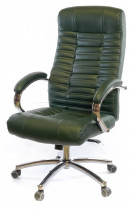 Кресло для руководителя Атлант CH ANF (XY-7147-1), зелен.