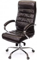 Кресло для руководителя Камиль CH MB, кожзам, темно-корич.