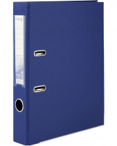 Регистратор 5см. А4 (PP), двусторонний, син.