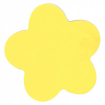 Блок бумаги с клейким слоем 70*70мм.*50 листов Цветок, ассорт.