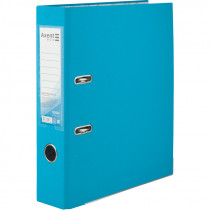 Регистратор 7,5см. А4 (PP) односторонний, св.-голубой