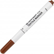 Маркер для маркировки текстиля Textile круглое острие 2739 2мм., коричн.