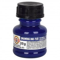 Туш для креслення, 20г., син.