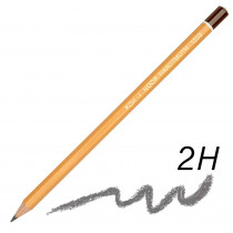 Карандаш простой графитный технический для черчения и графичесских работ 1500 2H