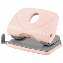 Дырокол на 2 отверстия, до 20 листов Welle-2 Pastelini, пластиковый, розовый