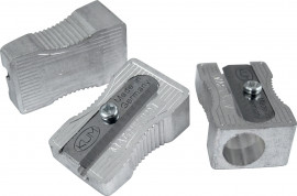 Точилка без контейнера 400-1K, металева, клиноподібна форма з вигинами для пальців