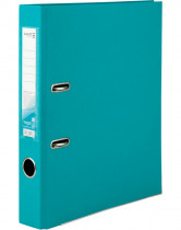 Реєстратор 5см. А4 (PP), двосторонній, бірюз.