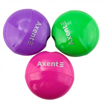 Точилка з контейнером, пластикова, 1 отвор, асорті