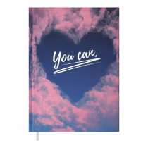 Ежедневник недатированный POSH, А5, 288стр., ламинация, линия, розов.