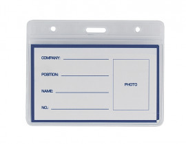 Бейдж горизонтальный 95*75мм.