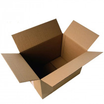 Гофроящик 340х240х150мм. (150мм. - высота), бурый