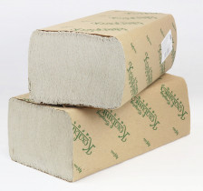 Полотенца листовые Z-складка 1-сл., макул., 200 лист.(22*23см.), серый