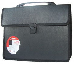 Портфель-картотека на 2 відділення, А4, чорн.