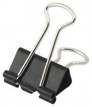 Зажим-биндер 19мм., 12шт./уп., черн.