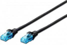 Патч-корд CAT 5e, UTP, 26AWG, RJ45, 7/0.16, Cu, LSZH, 5м, черн.