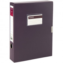 Папка-бокс на липучці 60мм., сливовий