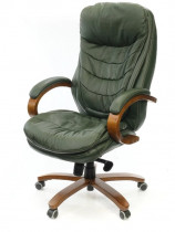 Крісло Валенсия Soft EX MB (Шкіра Lux LC), зелен.