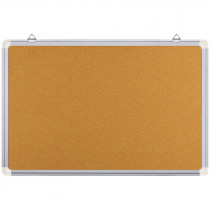 Доска пробковая, 90х120 см., алюминиевая рамка