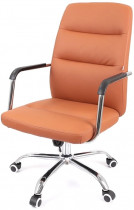Крісло для персоналу Натан CH TILT, темно-корич.