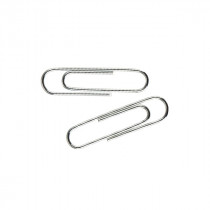 Скріпки 25мм., оцинковані, круглі, 50шт., картон. уп.