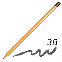 Карандаш простой графитный технический для черчения и графичесских работ 1500 3B