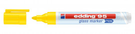 Маркер Glassboard для скляних досок e-90, круглий наконечник 2-3мм., жовт.