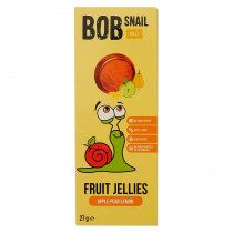 Мармелад натуральный фруктовый Яблоко-Груша-Лимон "Равлик Боб", 27г.