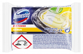 Освежитель для туалетов 35г. Лимон, твердый, запаска