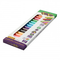 Пластилін 17кол. (12 стандарт. + 5 неон.), 272гр. KIDS line