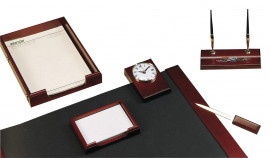 Набор настольный деревянный 6 предметов GRACE, красн. дерево (6148XDU)