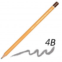 Олівець простий графітний для креслення і графічних робіт 1500 4B