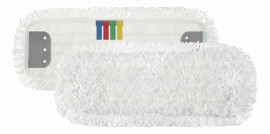 Насадка Моп плоский для швабри 40*13см., Microriccio Wet System мікрофібра, біл.