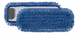 Насадка Моп плоский для швабри 40*13см., Microriccio Wet System мікрофібра, син.