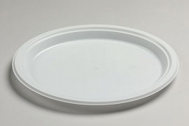 Тарілка 310мм., овальна "Преміум", 50шт/уп., біл.