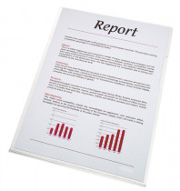 Папка-уголок глянцевая, 150мкм., 25шт./уп., прозр.